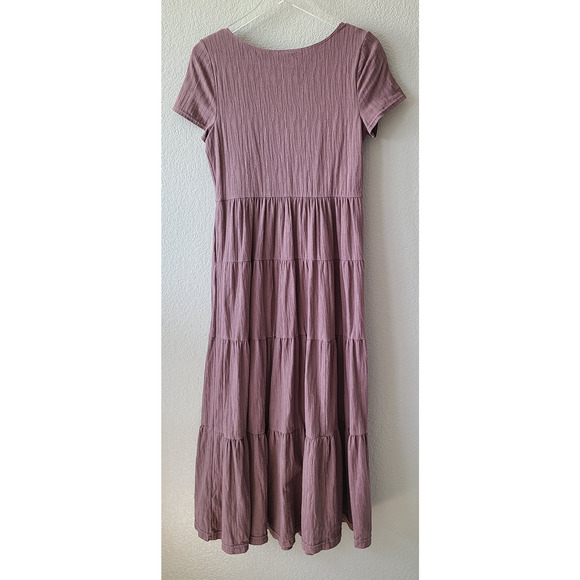 Anthropologie mauve Maxi Dress - Picture 8 of 12
